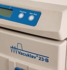 Zur Sterilisation von medizinischen Produkten: Vacuklav 23-B
